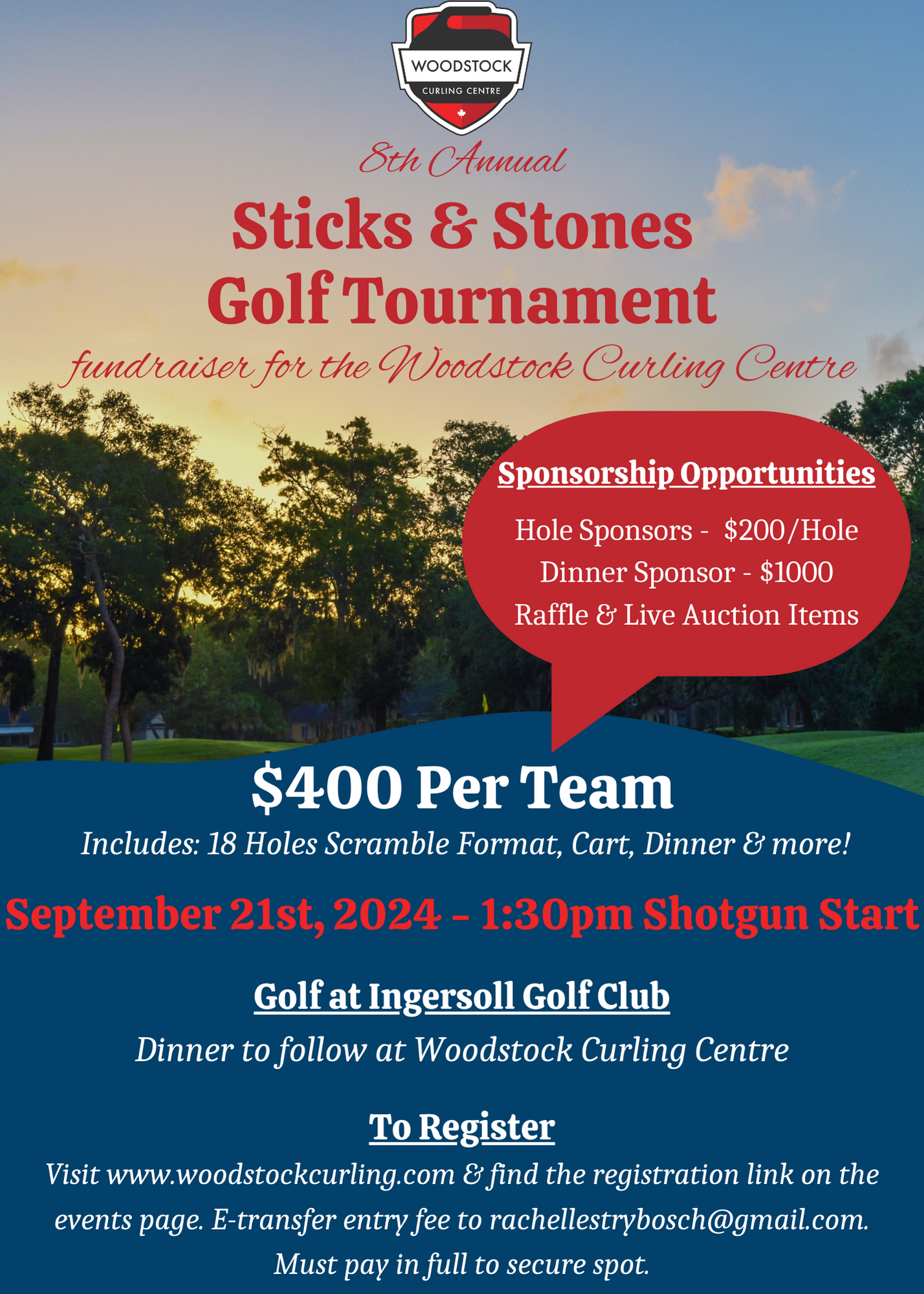 Sticks & Stones Golf Tournament (8th Annual)