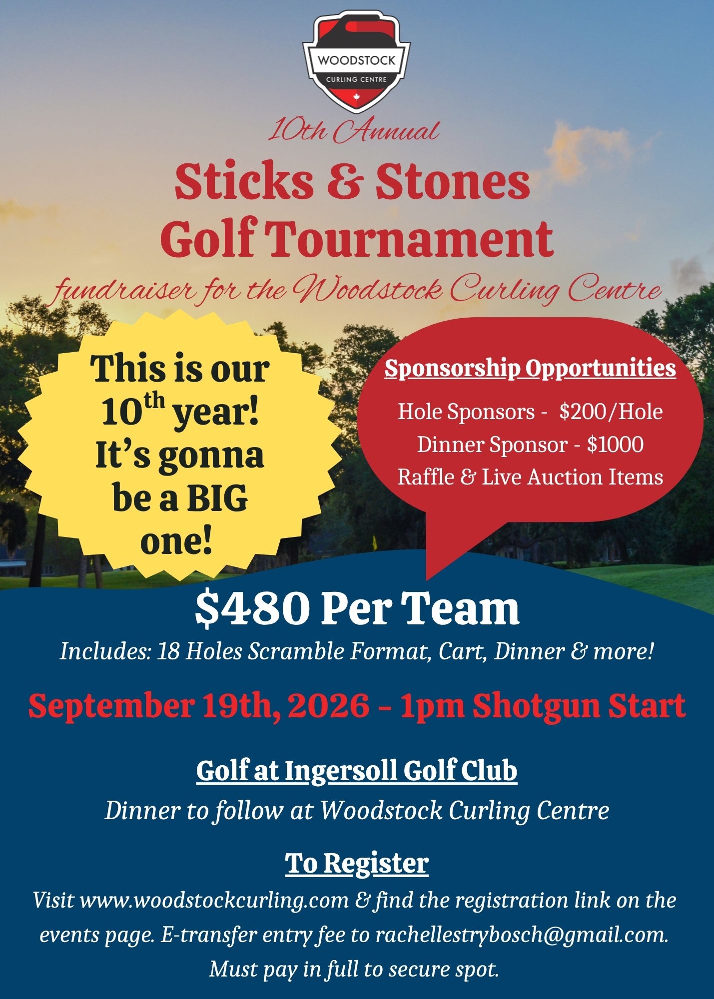 2026 Sticks & Stones Golf Tournament